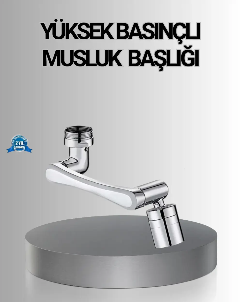 1080° Dönebilen Musluk Başlığı Robotik Kol Havalandırıcı Çok Yönl