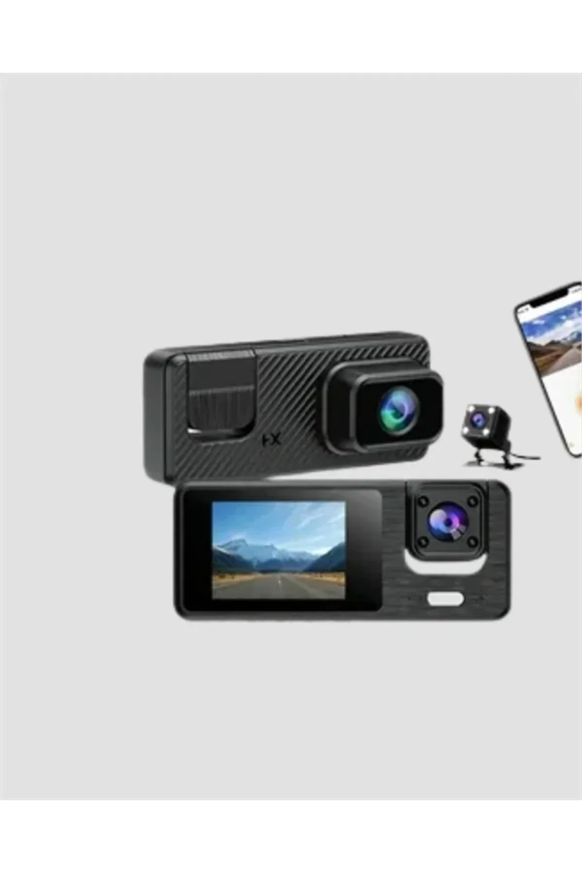 1080P 3 Kameralı Araç DVR -Q301