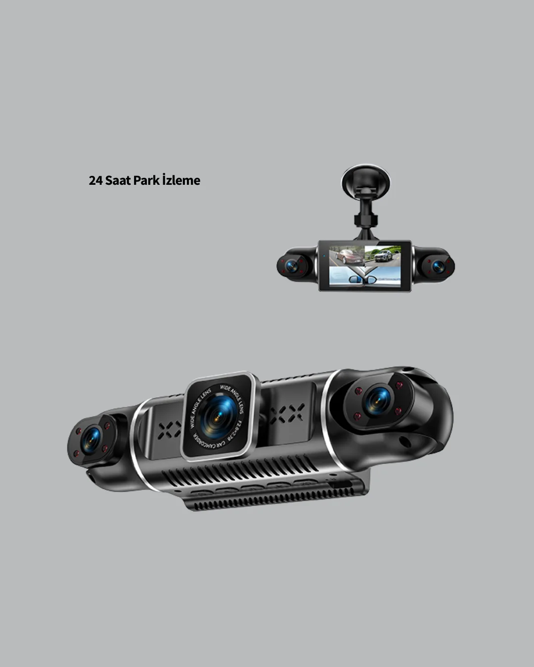 1080P 4 Kanallı Araç Kamerası GPS + WiFi + G Sensör Destekli
