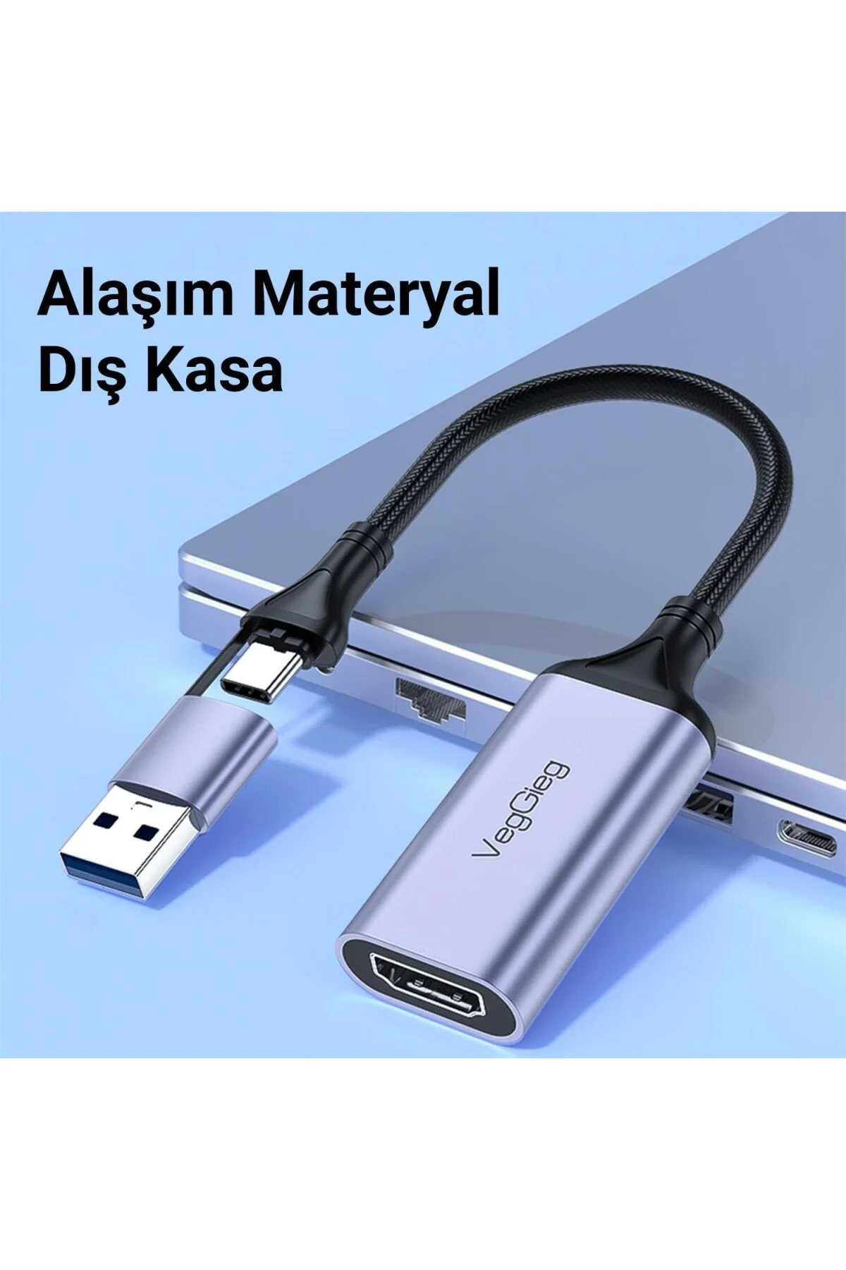 1080P 60Hz HDMI Video Capture Card USB 3.0 ve Type-C Görüntü Yaka