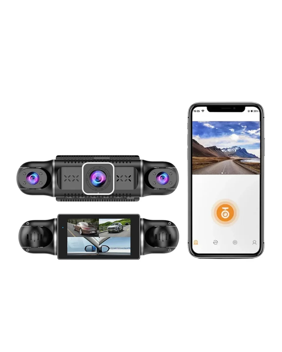 1080P Araç Kamerası - Mobil Uygulama Bağlantılı G Sensörlü Güvenlik Sistemi