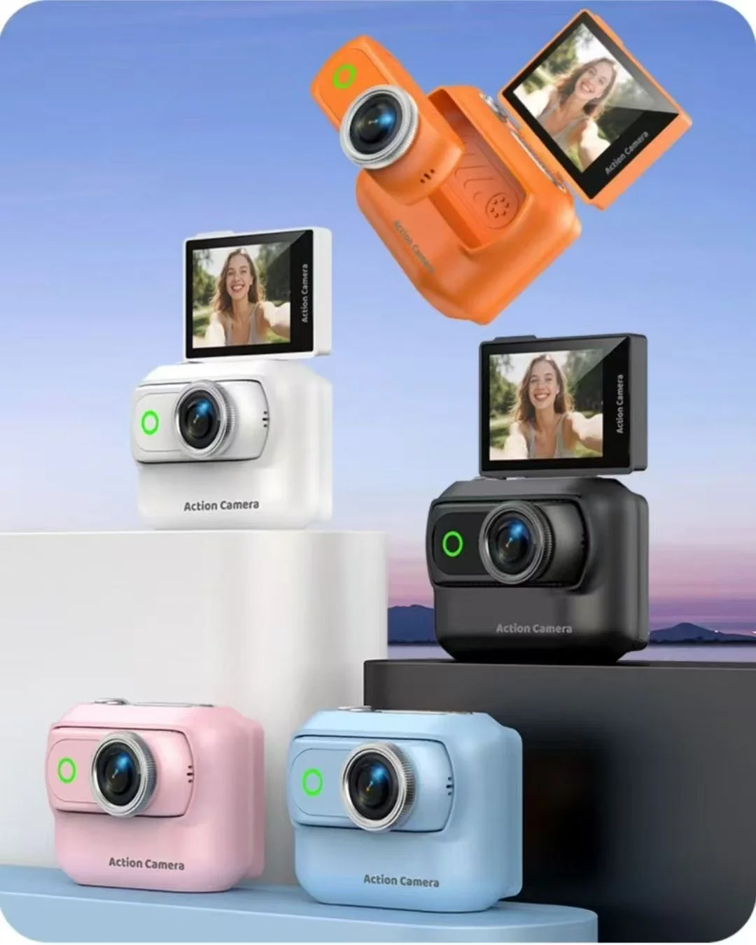 1080p Dijital Video Kamera (32gb) Kart Dijital Vlog Fotoğraf Makinesi Türkçe Pembe 1080p Dijital Video Kamera (32gb) Kart Dijital Vlog Fotoğraf Makinesi Türkçe Pembe