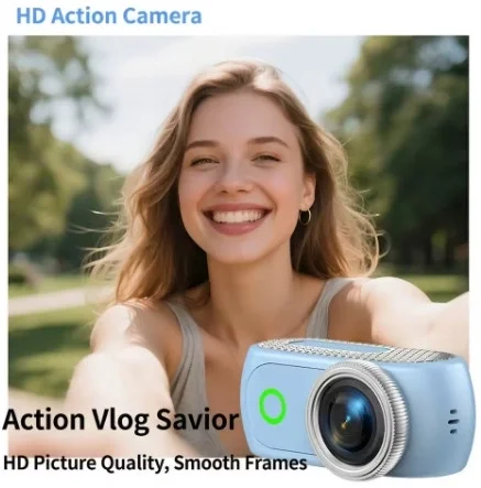 1080p Dijital Video Kamera (32gb) Kart Dijital Vlog Fotoğraf Makinesi Türkçe Mavi 1080p Dijital Video Kamera (32gb) Kart Dijital Vlog Fotoğraf Makinesi Türkçe Mavi