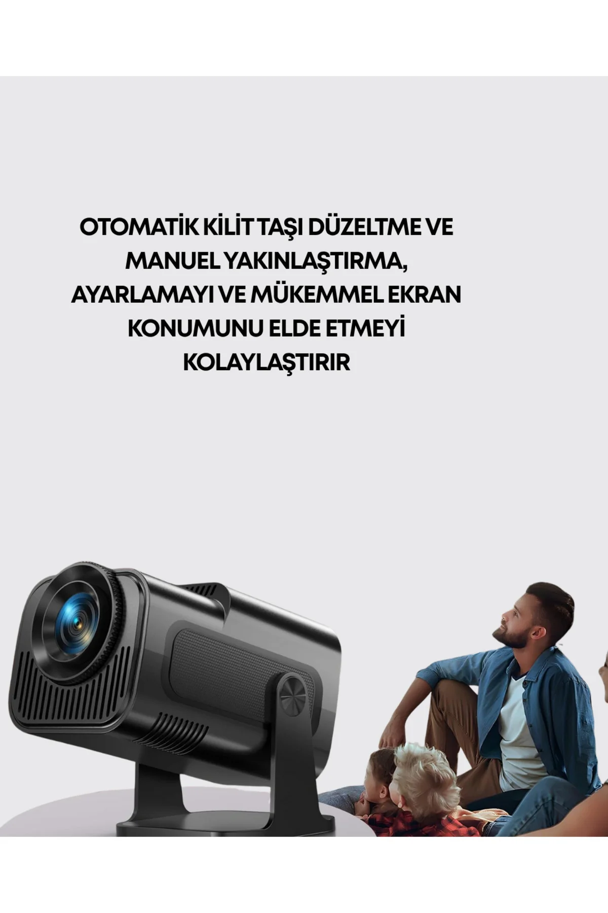 1080p Full Hd Çözünürlük Ve 4k Destekli Projektör