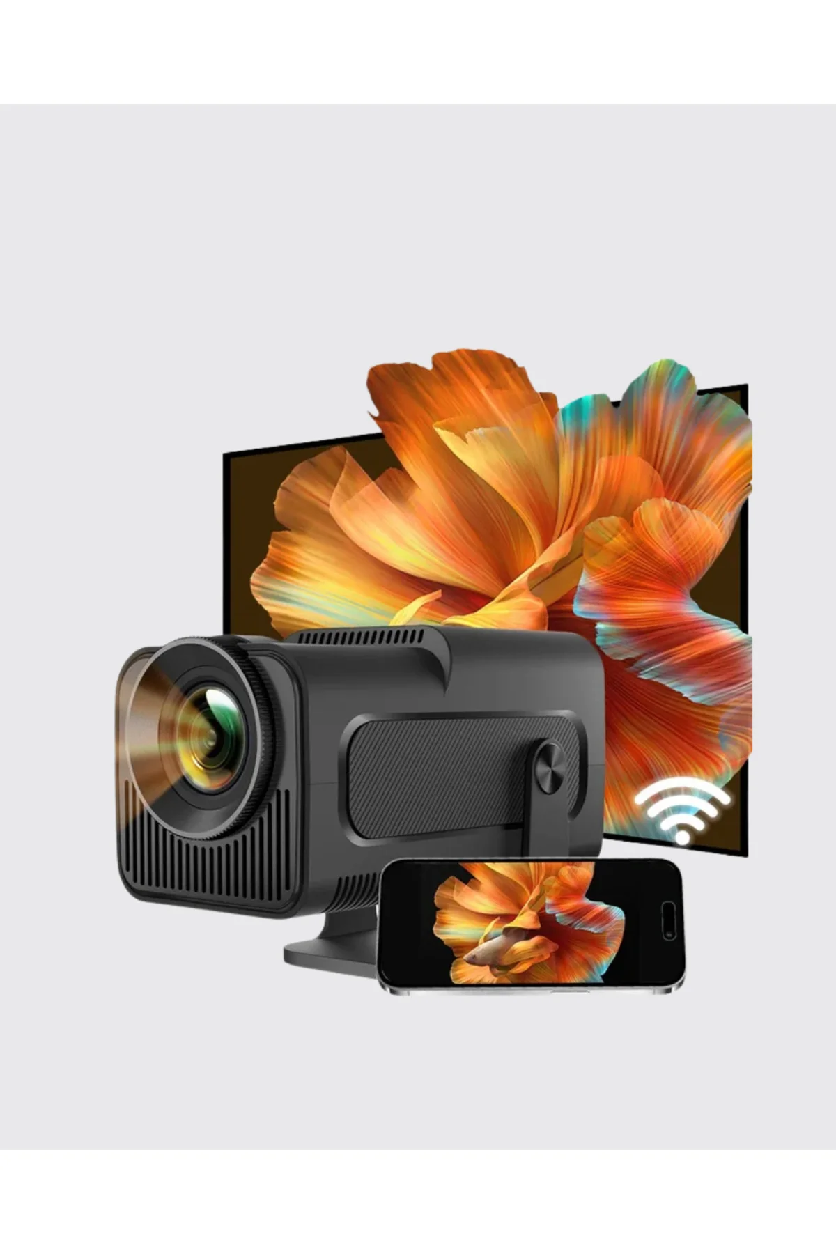 1080p Full Hd Çözünürlük Ve 4k Destekli Projektör