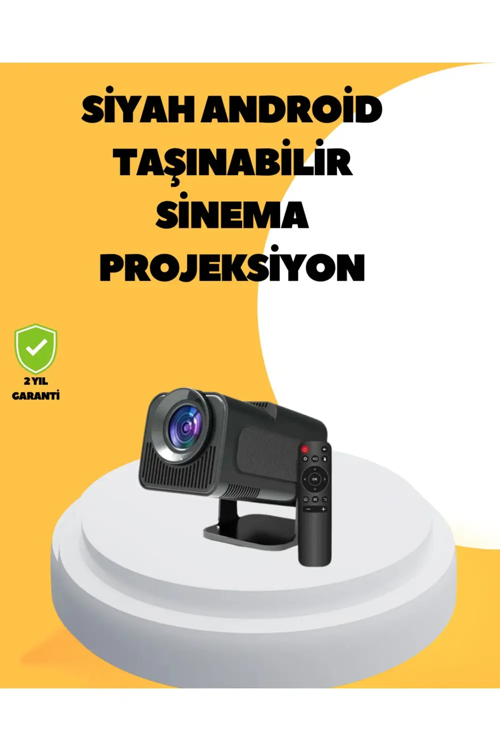 1080P Full HD Çözünürlük ve 4K Destekli Projektör