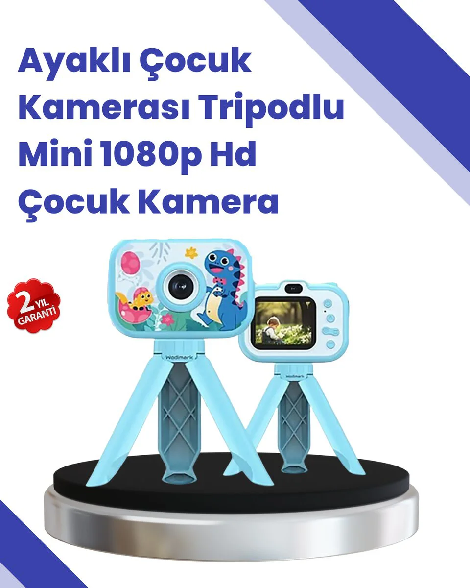 1080P HD Çocuk Kamera – Vlog ve Eğlence Makinesi