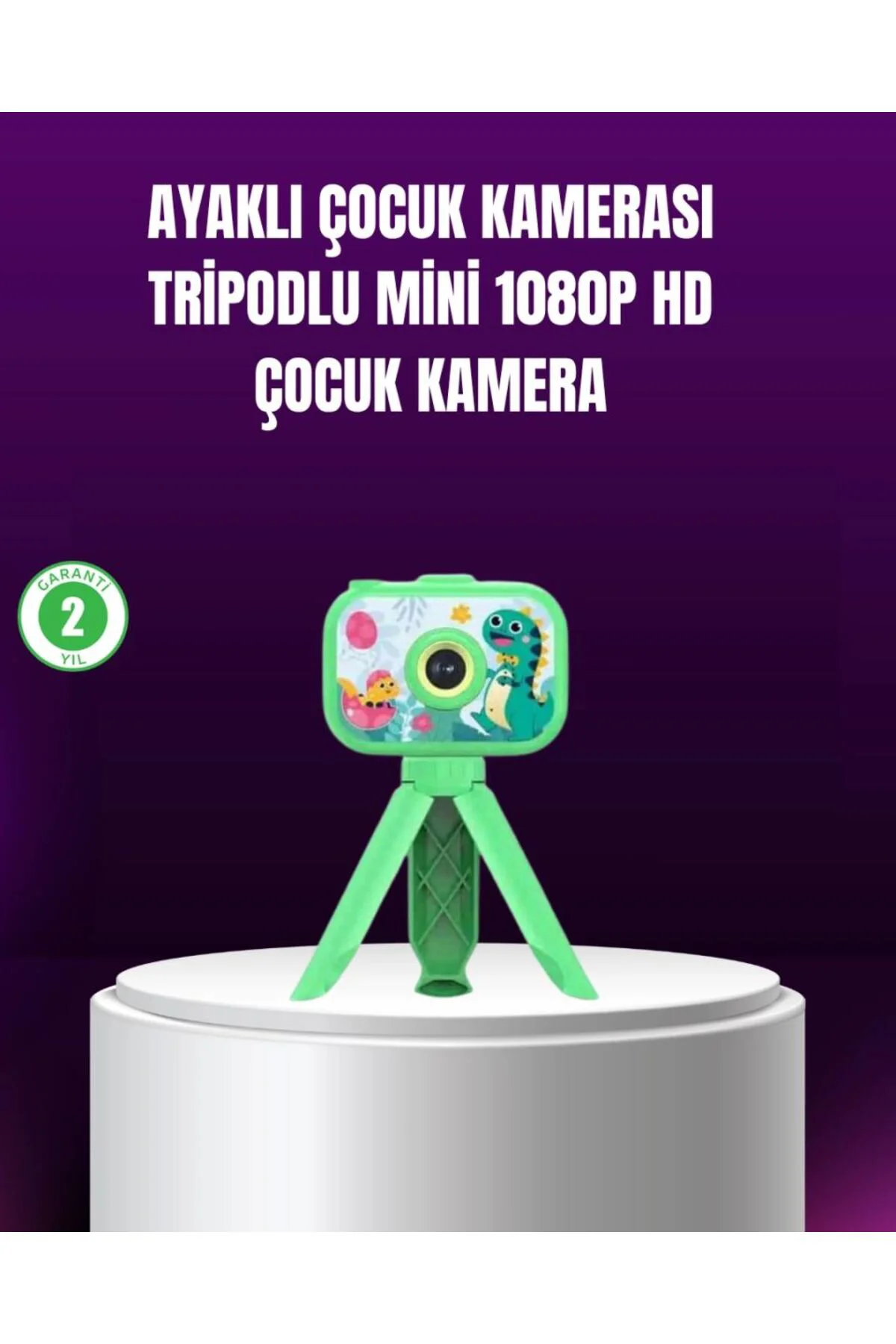 1080p Hd Çocuk Vlog Kamerası – Tripod Ve Eğitici Oyunlarl