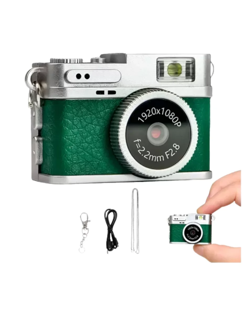 1080P HD Mini Dijital Kamera IPS Ekranlı Taşınabilir Fotoğraf Makinesi - Kompakt Tasarım