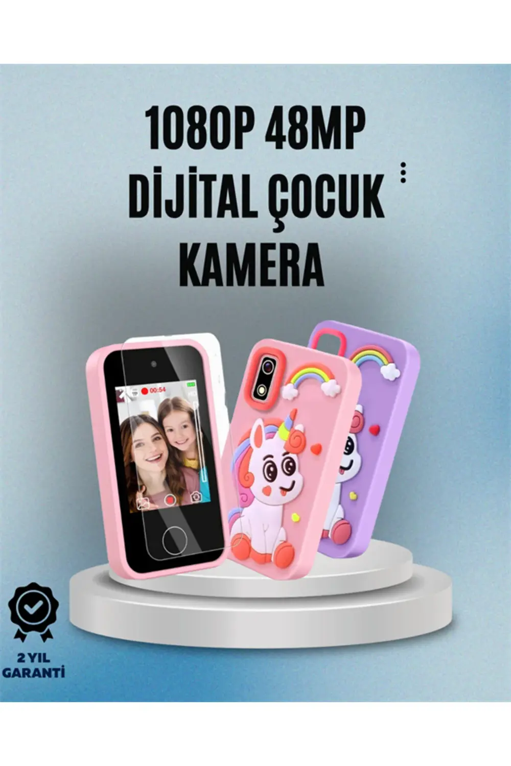 1080p HD Video Kaydı ve 2,8” Dokunmatik Ekran – Çocuklar İçin Ger