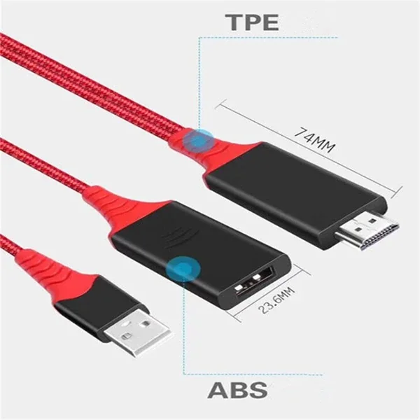 1080p HDMI 2 İn1 Cast Telefondan TV Wireless Dönüştürücü Adaptör - HD Akış Çözümü