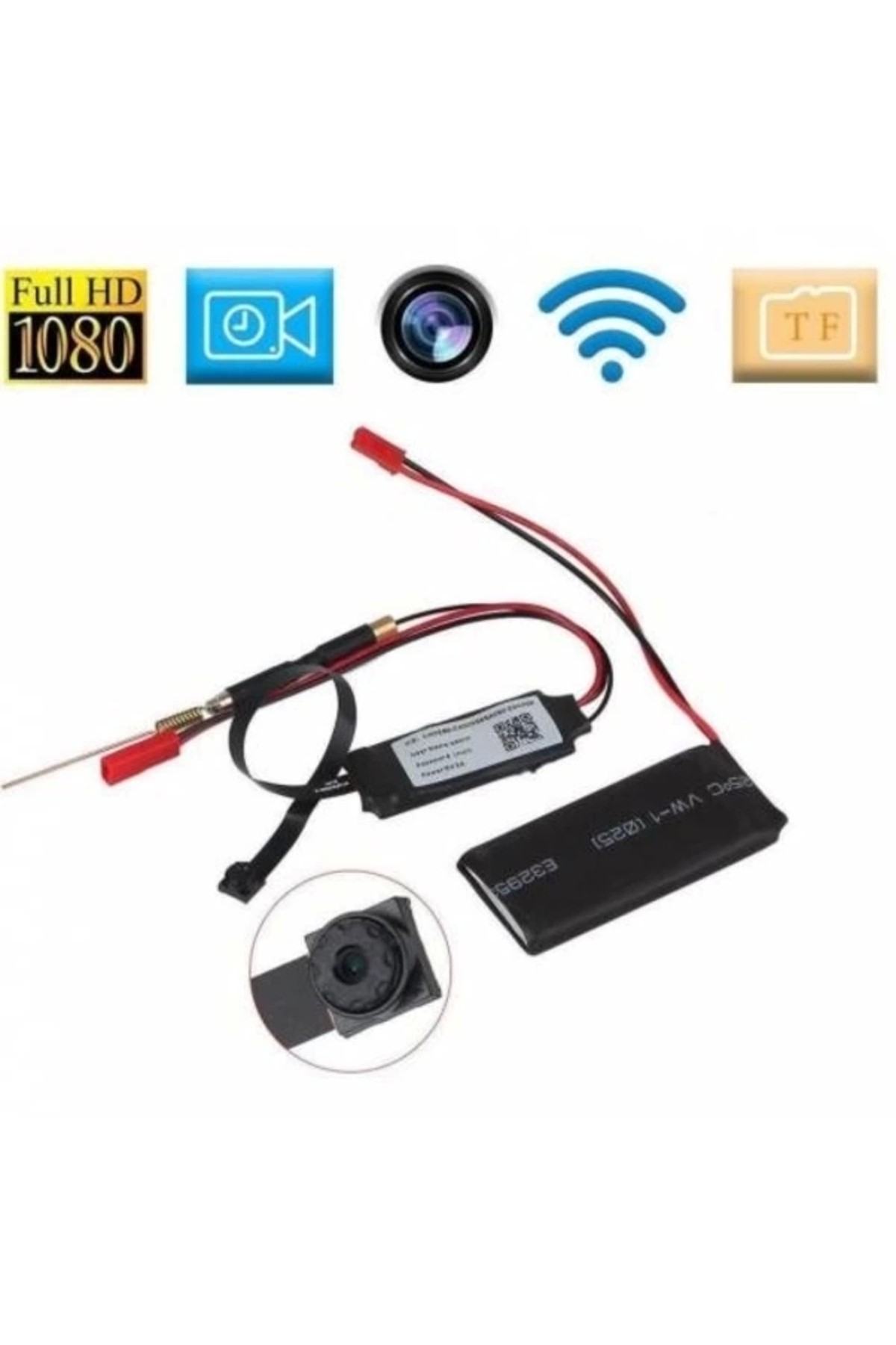 Ynt İthalat 1080P İp Modül Full Hd Wifi Kamera Güvenlik Bakici Kamerasi