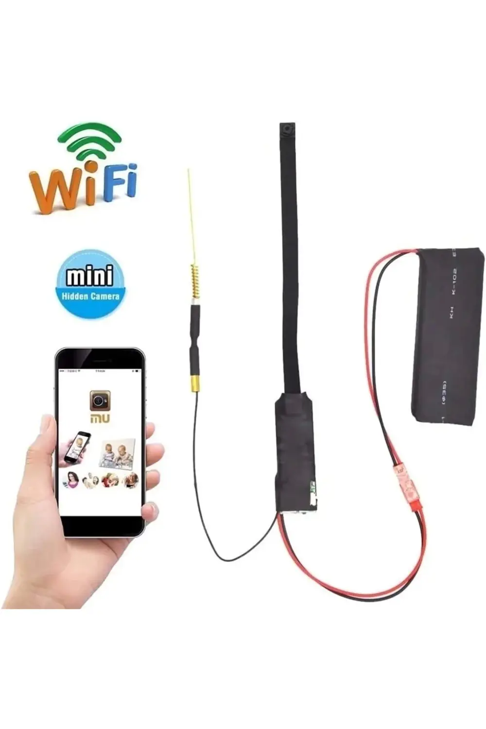 1080p Ip Modül Full Hd Wifi Kamera Güvenlik Bakıcı Kamerası