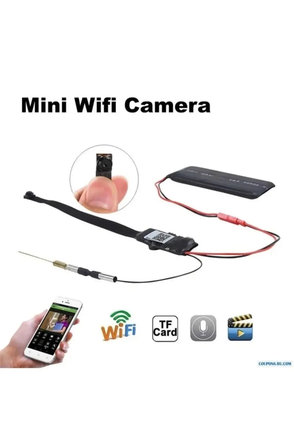 1080p Ip Modül Full Hd Wifi Kamera Güvenlik Bakıcı Kamerası