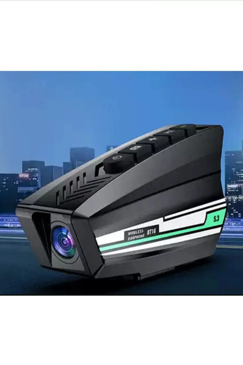 1080P Kameralı Wifi Kask Kulaklık 2000 mAh Su Geçirmez Bluetooth 