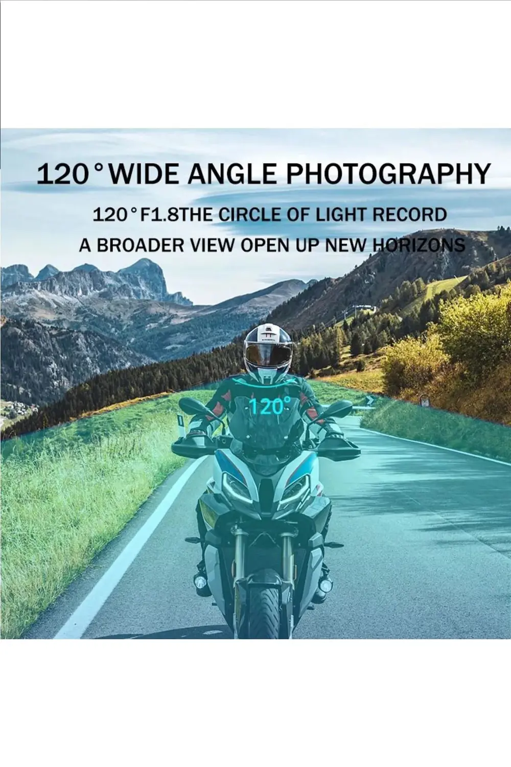 1080P Kameralı Wifi Kask Kulaklık 3000 mAh Su Geçirmez Bluetooth 