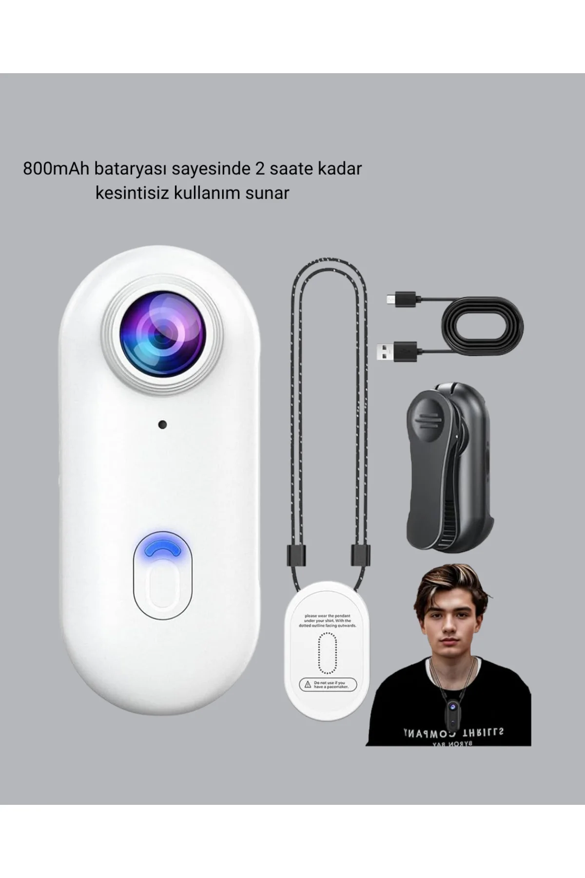 1080P Suya Dayanıklı Aksiyon Spor Kamerası 120° Geniş Açı ve WiFi Destekli