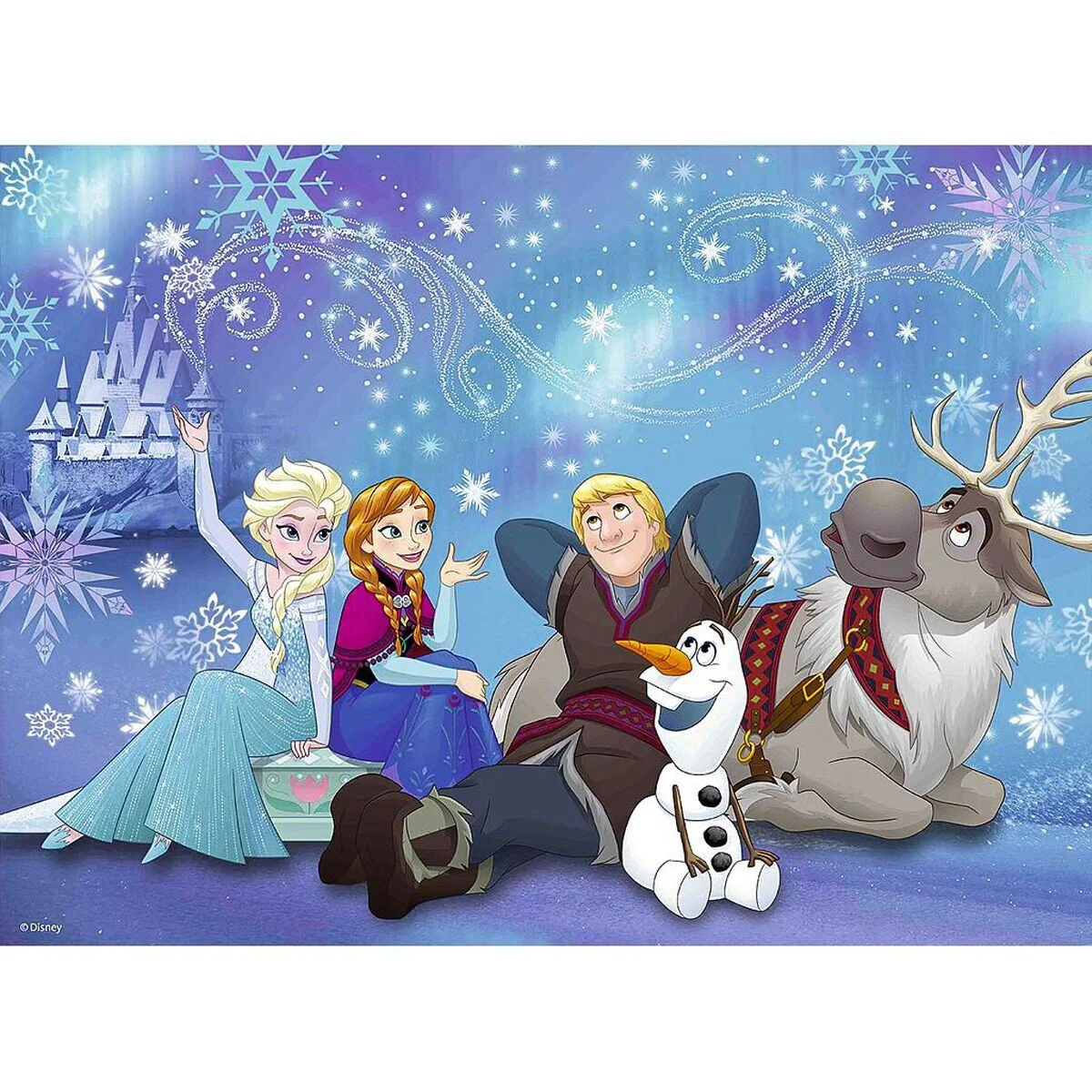 109111 Frozen II Ice Magic 100 parça XXL Rensburger Puzzle
