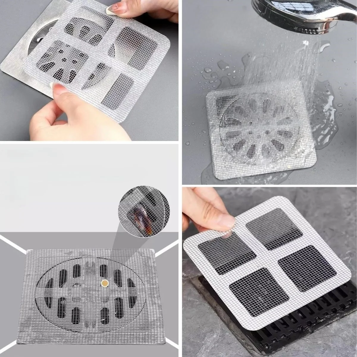 10&amp;#39;lu Banyo Ve Mıutfak Lavabo Koku Önleyici Ve Haşere Böcek Önleyici Gider Filtresi Bx40