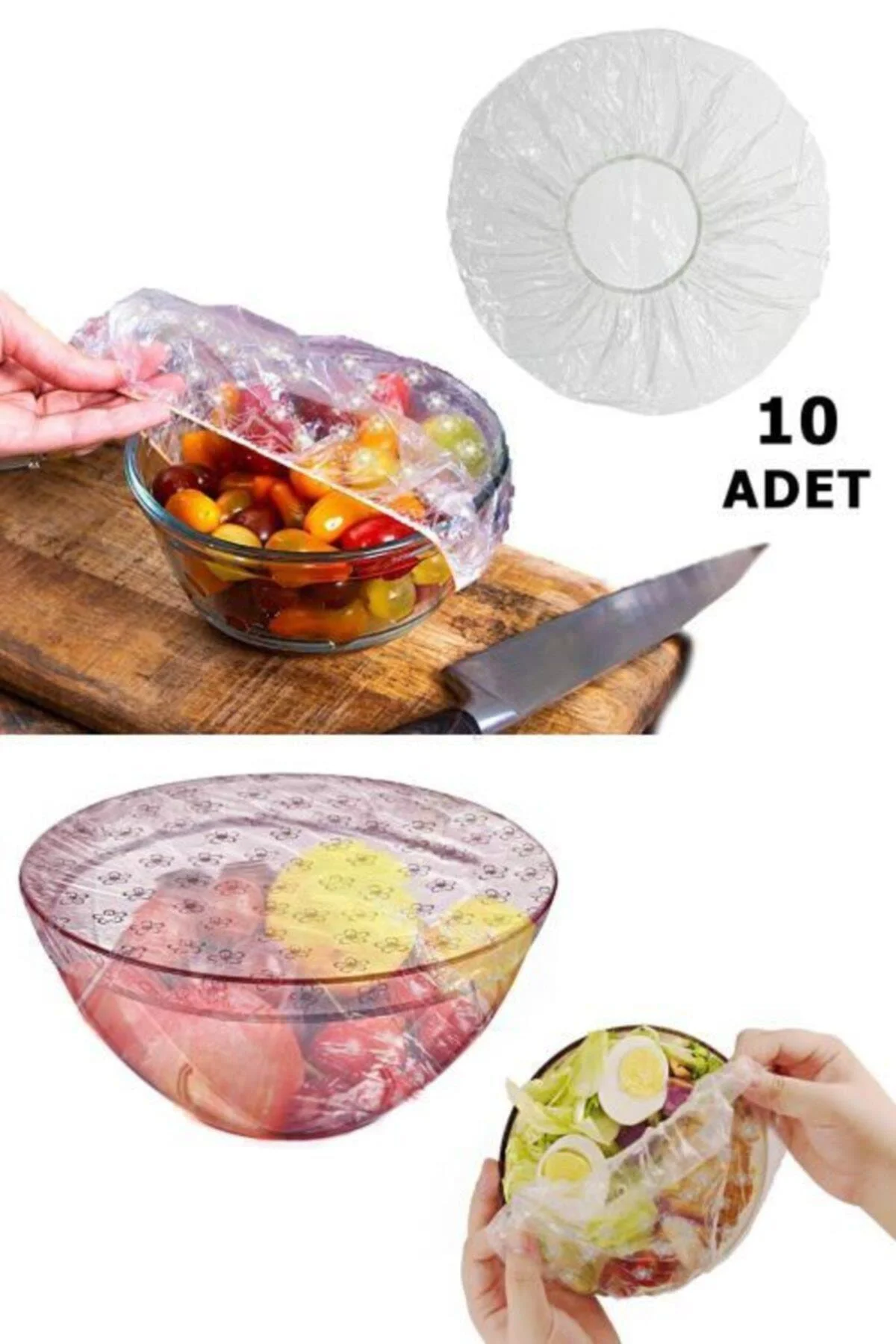 10&amp;#39;lu Çok Amaçlı Gıda Saklama Bonesi Kategori: Pratik Mut