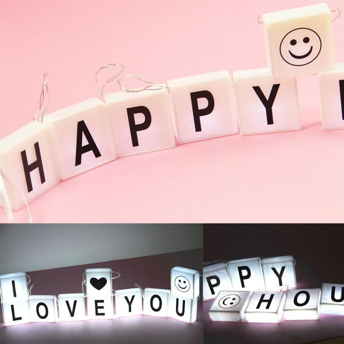 10'lu Lightbox Işıklı Harf Mesaj Panosu Dekoratif Harf I 10'lu Lightbox Işıklı Harf Mesaj Panosu Dekoratif Harf I