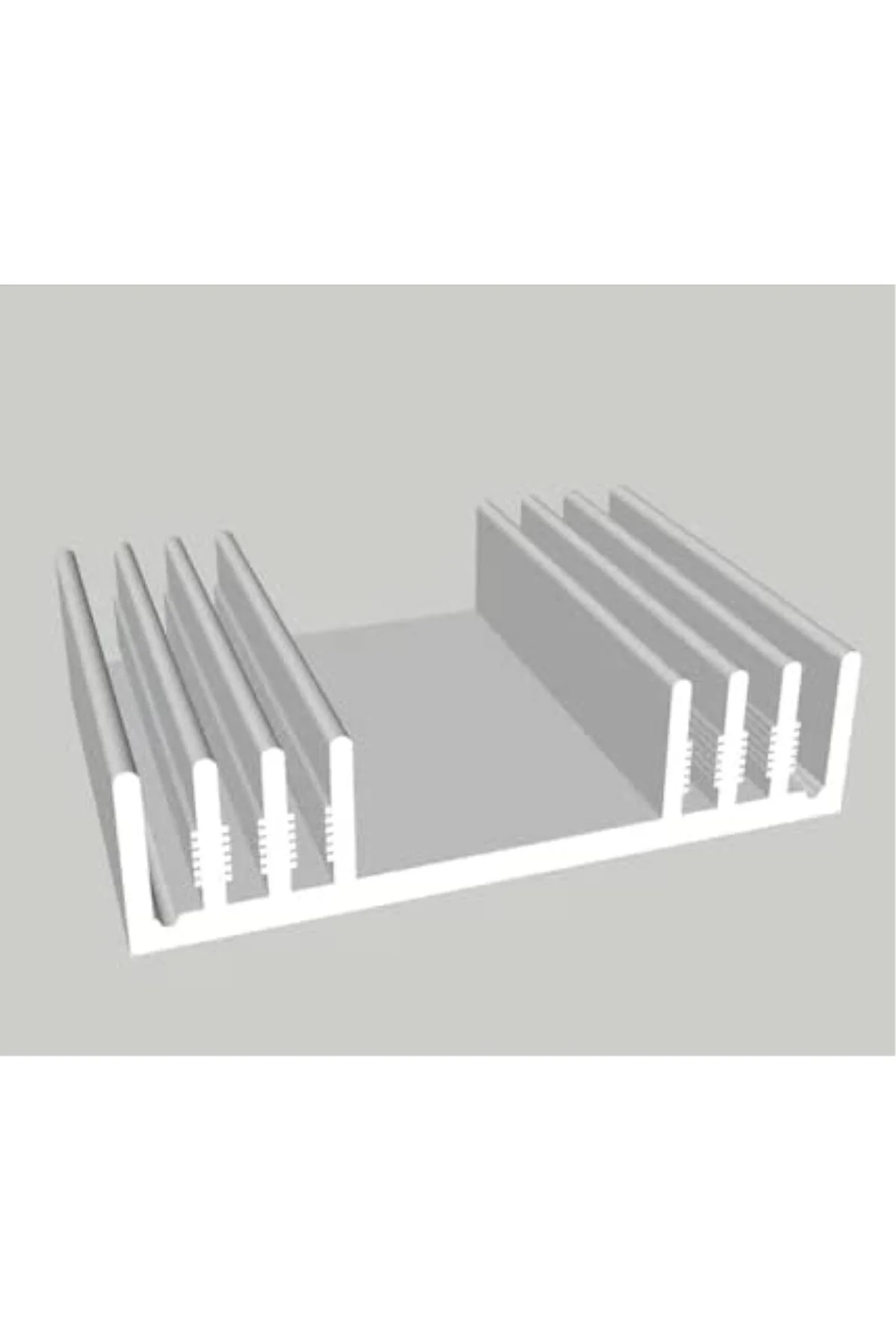 10AS Alüminyum Soğutucu - 78mm x 20mm x 50mm