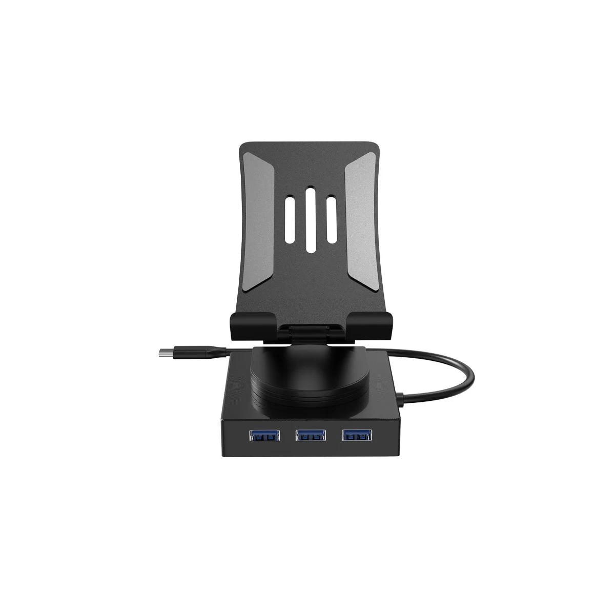 10in1 Dönüştürücü Hub HDMI VGA USB-C PD Güçlü Adaptör - 4K 60Hz Uzay Genişletici (Gri)
