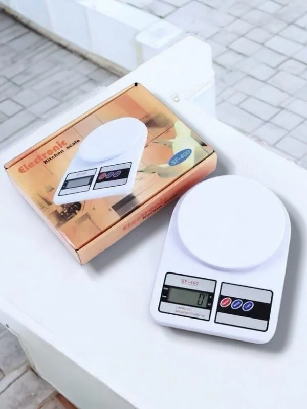 10kg Hassas Dijital Mutfak Tartısı - Kompakt Tasarım ve Tek Tuşla Sıfırlama