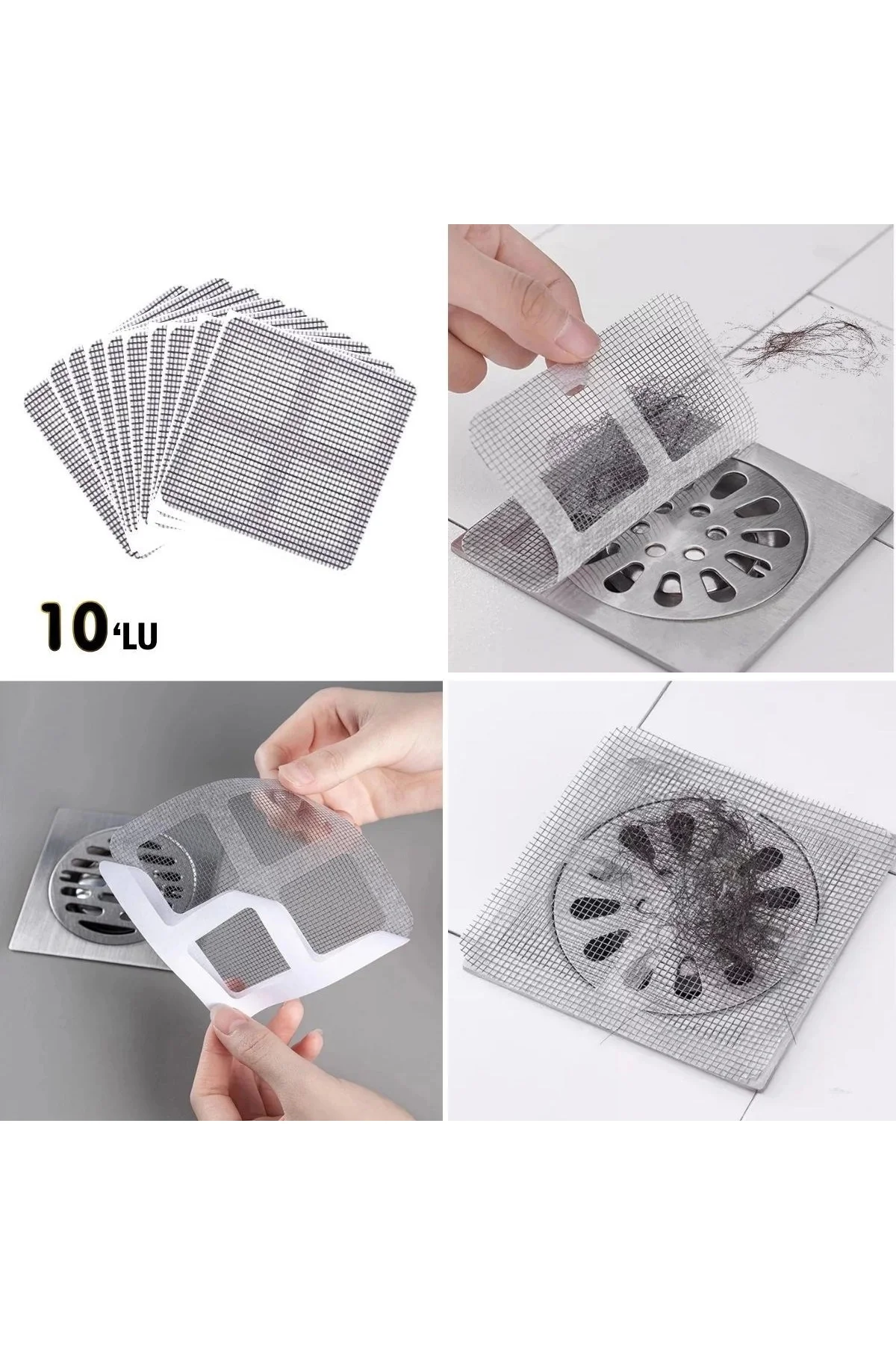 10'lu Banyo ve Mıutfak Lavabo Koku Önleyici ve Haşere Böcek Önley