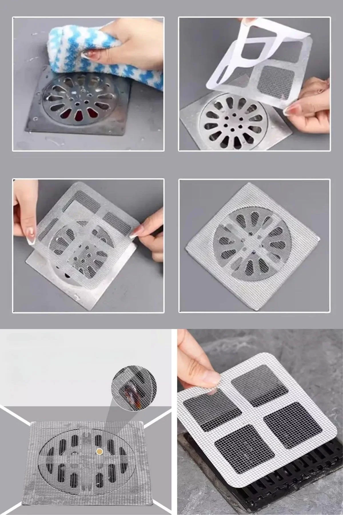 10'lu Banyo ve Mıutfak Lavabo Koku Önleyici ve Haşere Böcek Önley