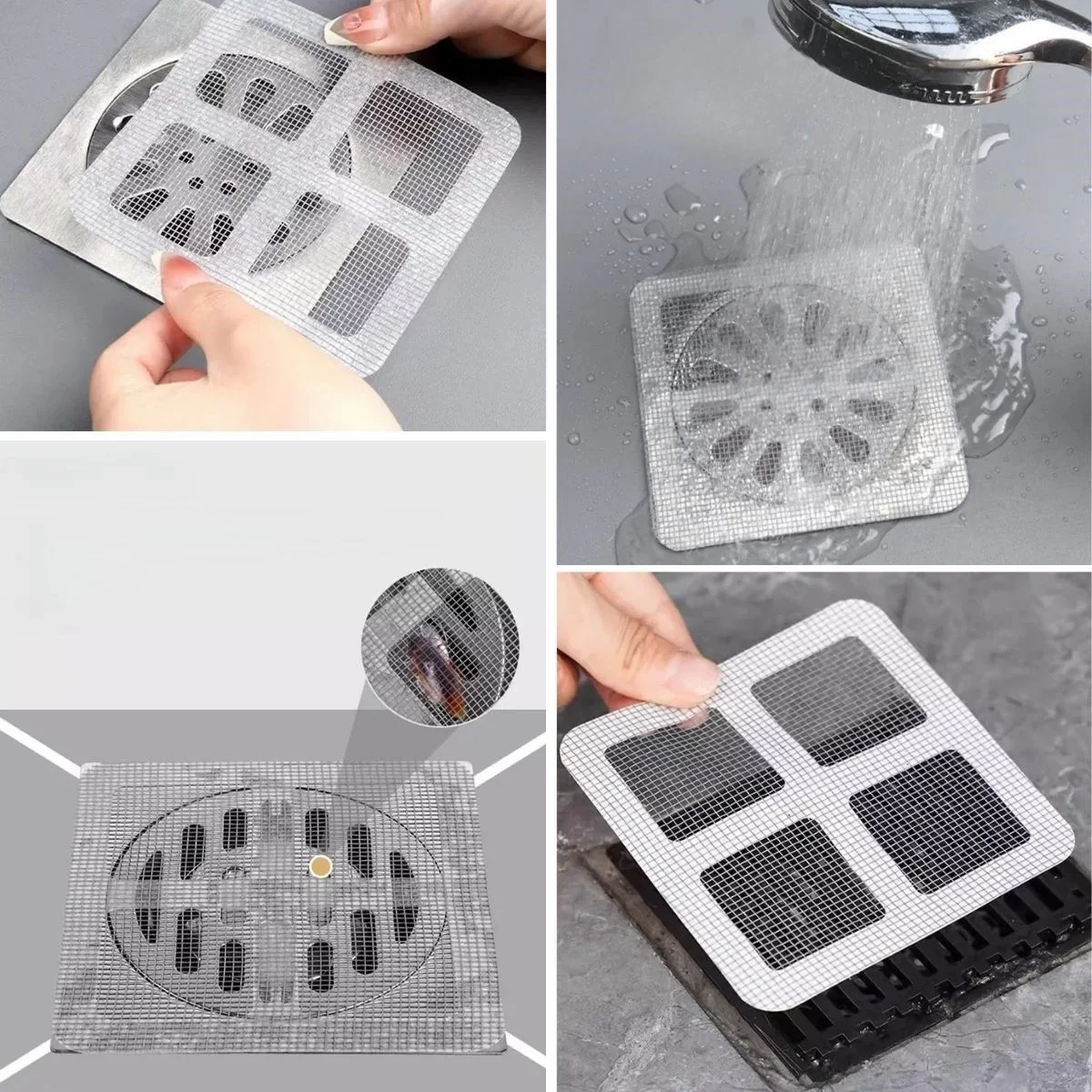10'lu Banyo ve Mutfak Lavabo Koku Önleyici ve Haşere Böcek Önleyici Gider Filtresi 10'lu Banyo ve Mutfak Lavabo Koku Önleyici ve Haşere Böcek Önleyici Gider Filtresi