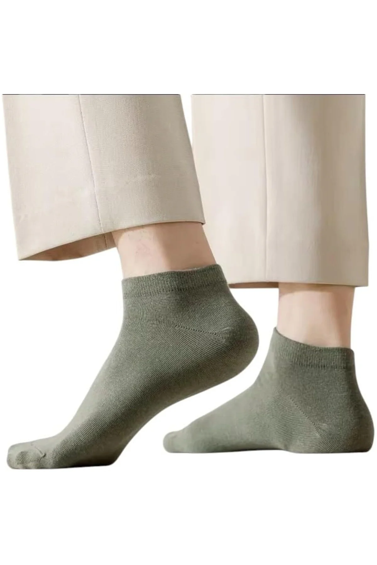 10'lu Ekomomik Paket Erkek Patik Çorap Set