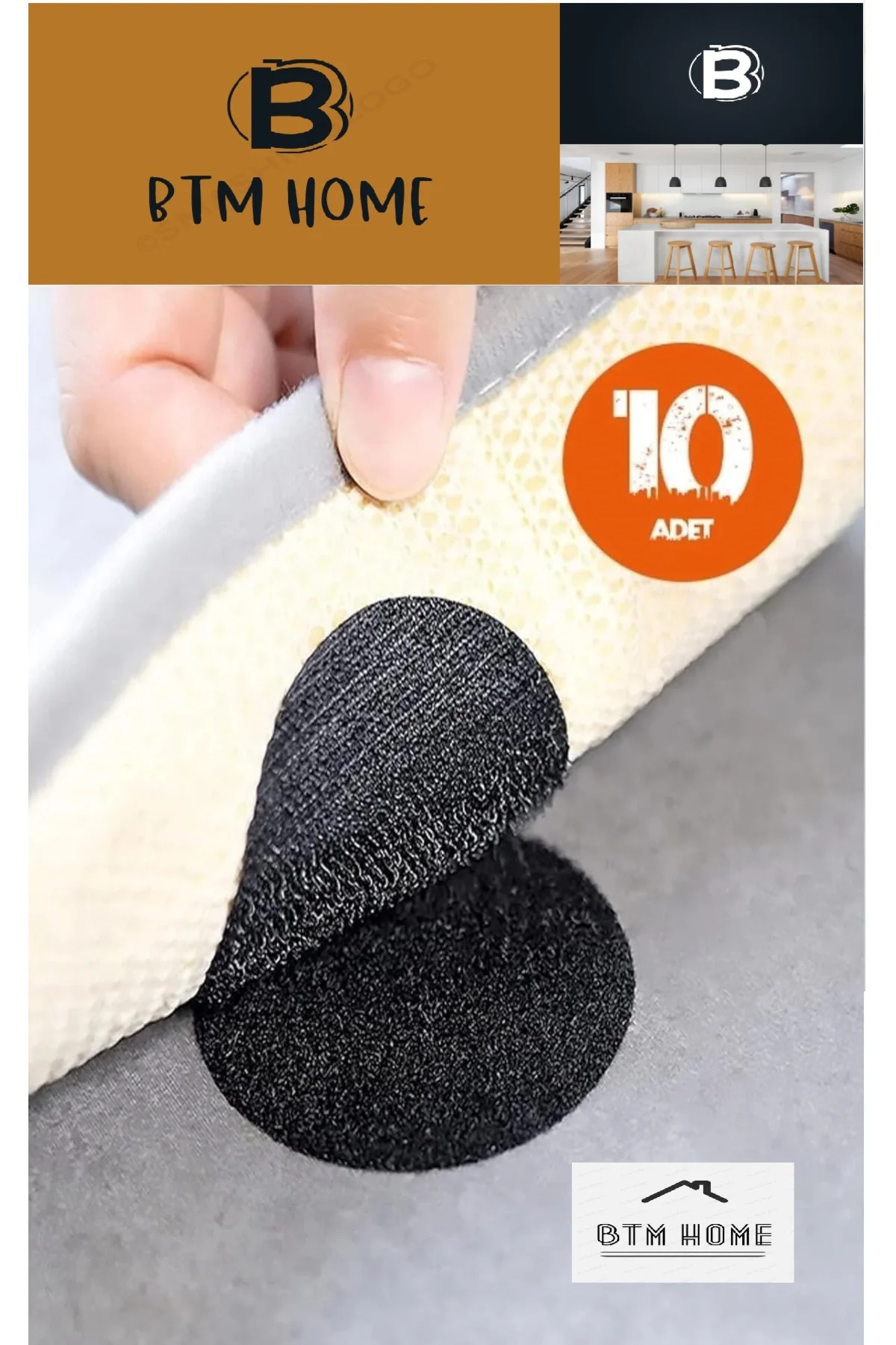 10’lu Kaydırmaz Taban Seti – Halı, Kilim, Paspas, Örtü Ve Minder 