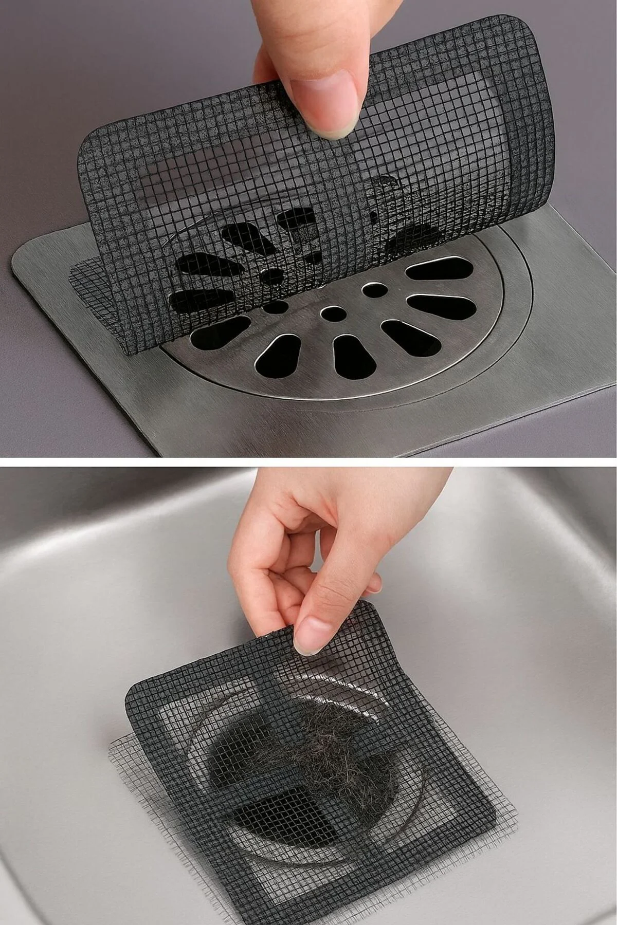 10’lu Lavabo Gider Filtresi – Koku Önleyici Haşere Koruyucu Banyo