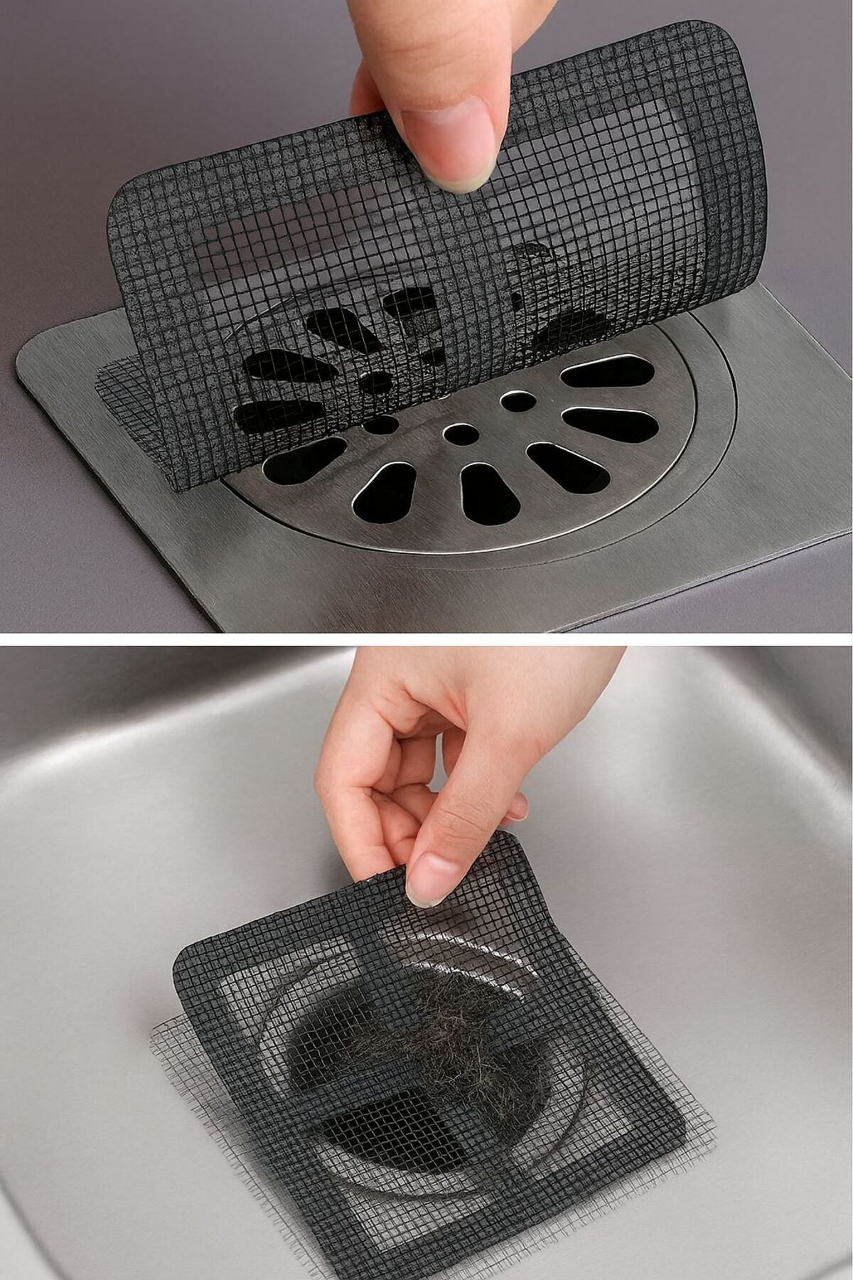 10’lu Lavabo Gider Filtresi – Koku Önleyici Haşere Koruyucu Banyo