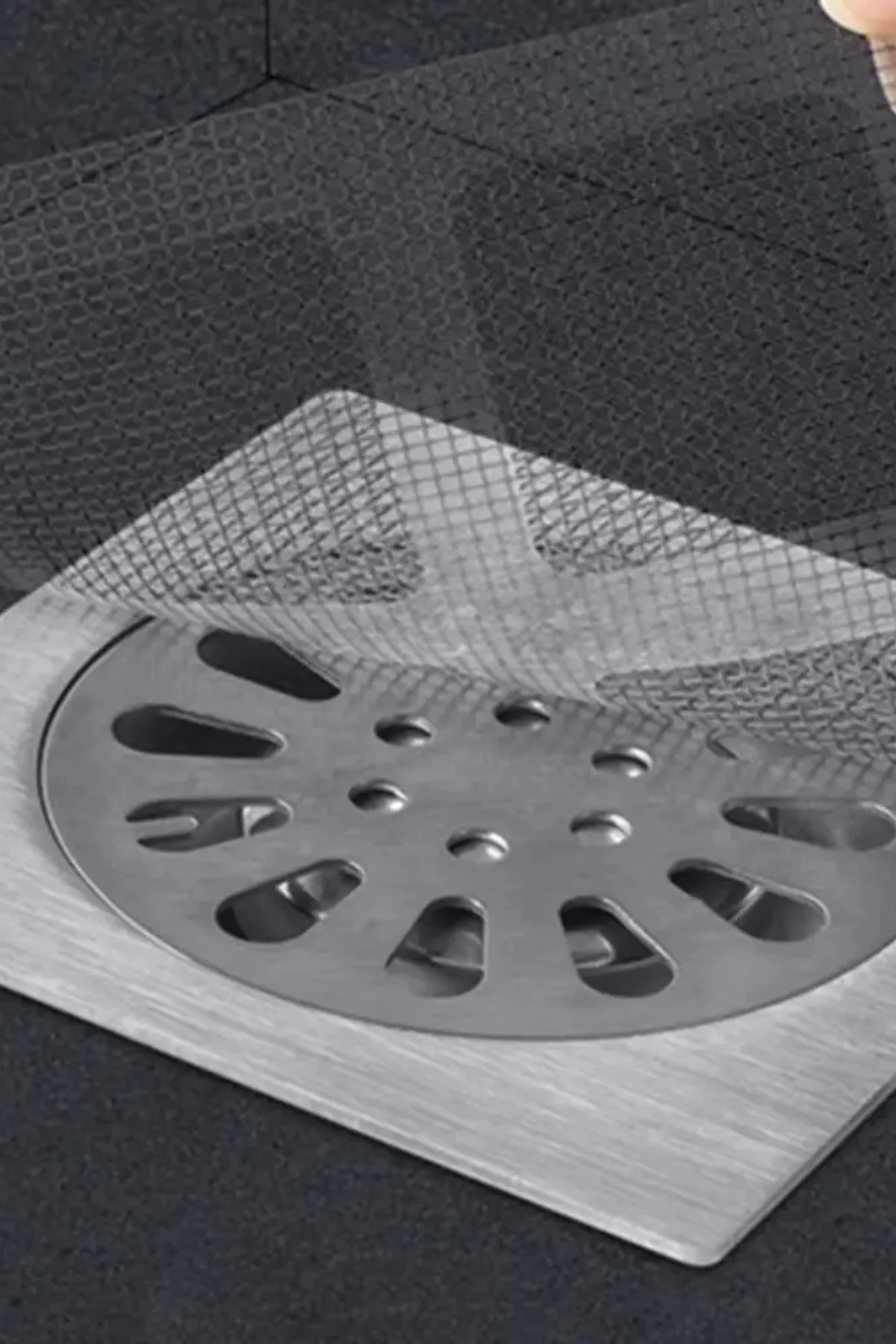 10'lu Lavabo Süzgeci Banyo Gider Kapatıcı Sineklik Tamir Kiti Pra