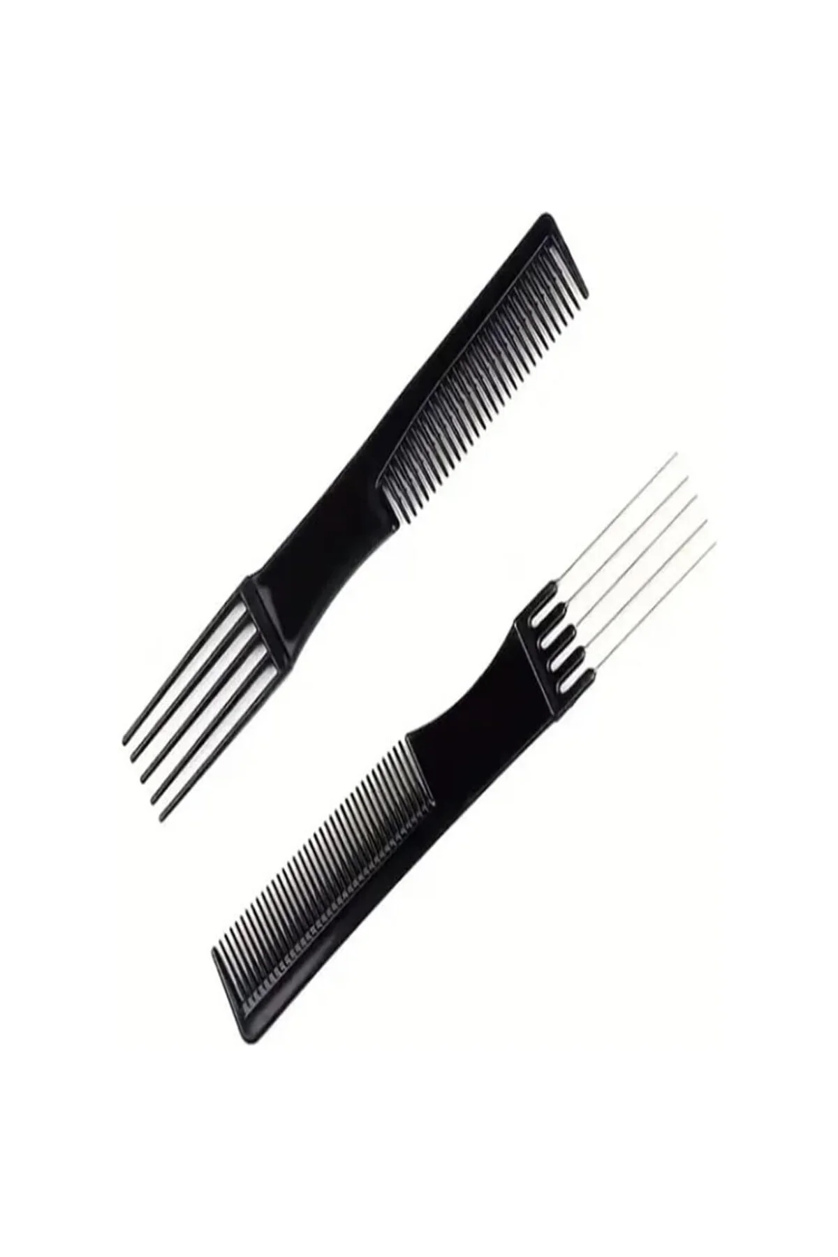 10'lu Profesyonel Kuaför Tarağı - Berber Tarağı Çantalı Set
