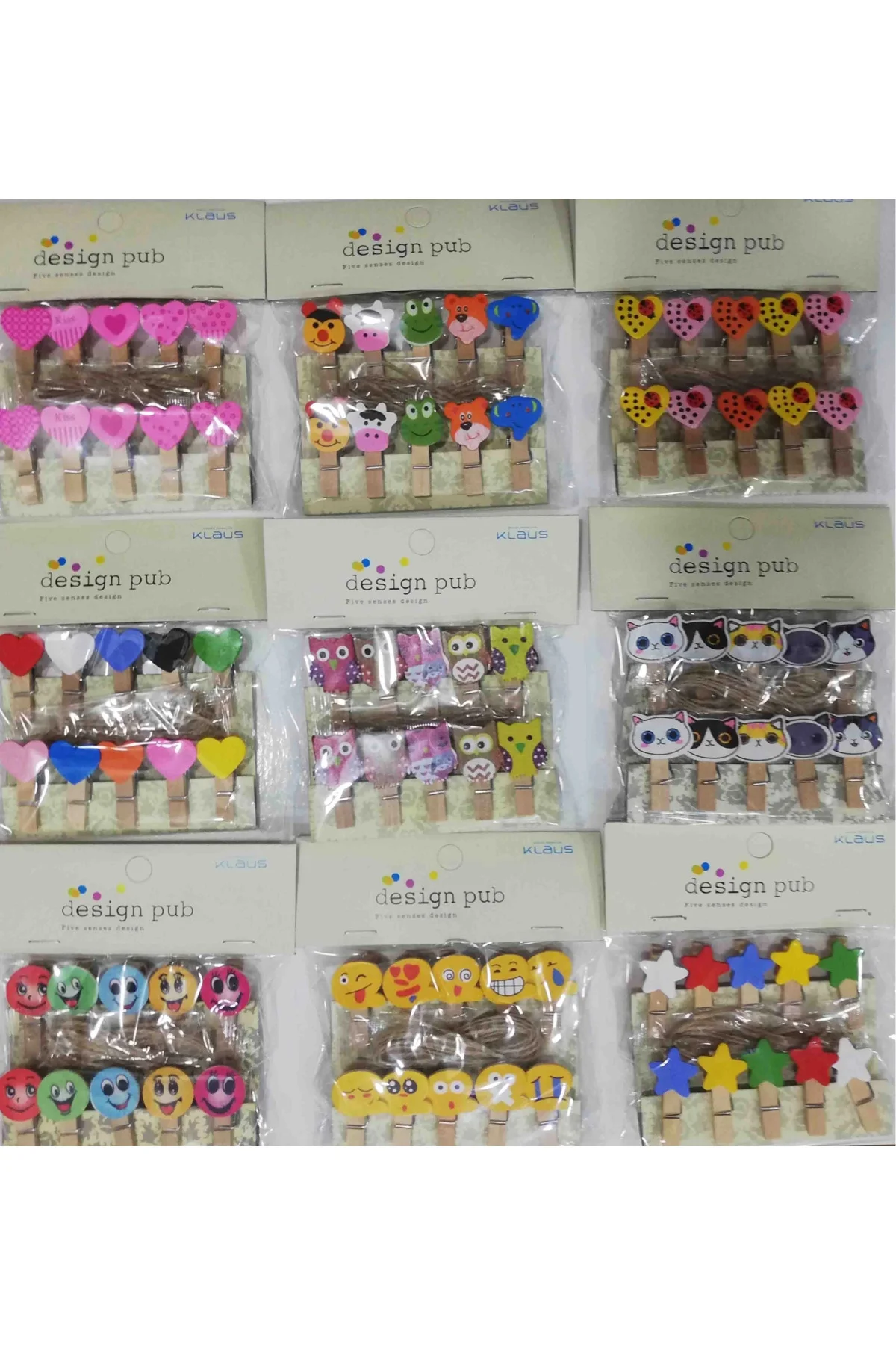 10'lu Şekilli Ahşap Mandallar 3.5cm (10'lu Set-10 Paket) 10'lu Şekilli Ahşap Mandallar 3.5cm (10'lu Set-10 Paket)