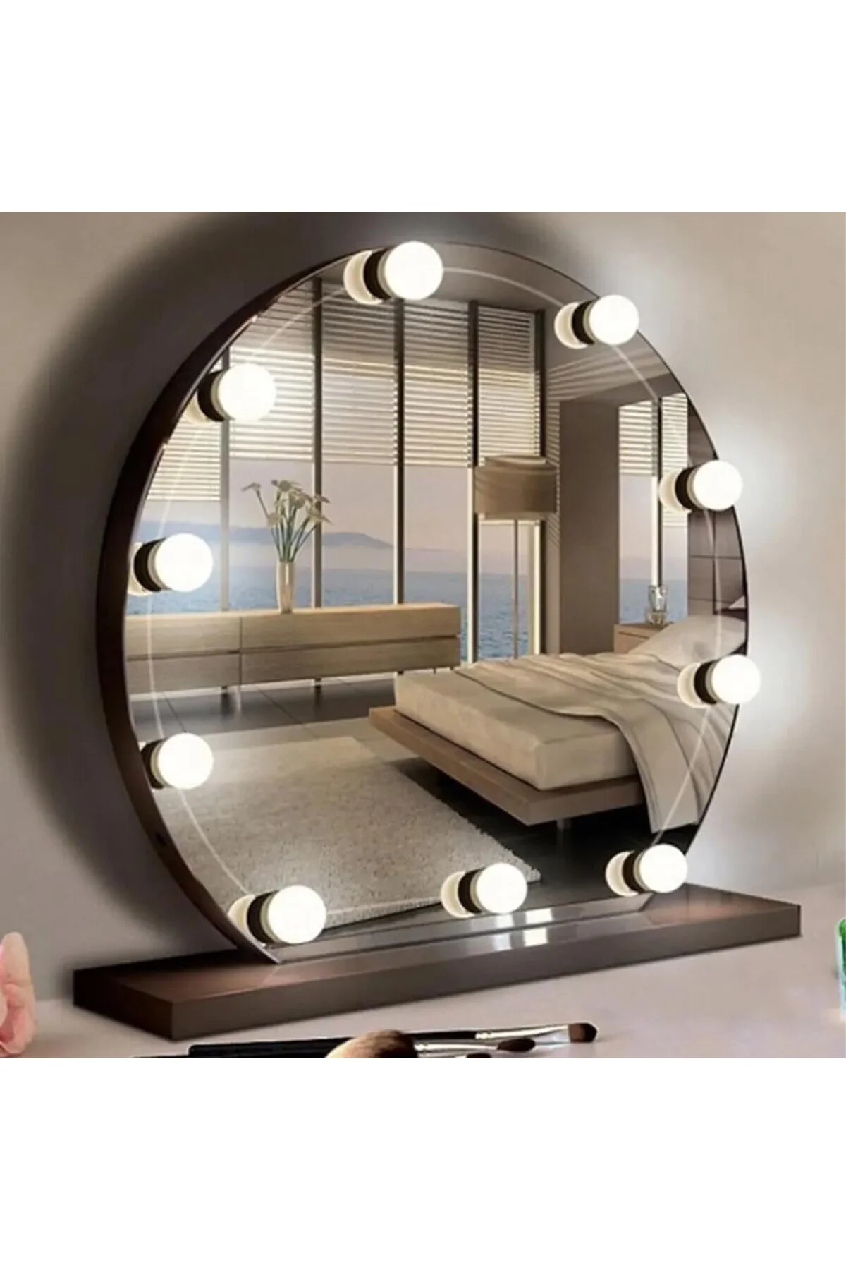 10'lu Set Makyaj Aynası Işığı Banyo Yatak Odası Işığı Hoolywood T 10'lu Set Makyaj Aynası Işığı Banyo Yatak Odası Işığı Hoolywood T