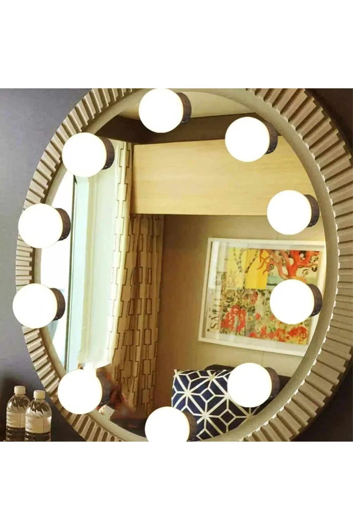 10'lu Set Makyaj Aynası Işığı Banyo Yatak Odası Işığı Hoolywood T 10'lu Set Makyaj Aynası Işığı Banyo Yatak Odası Işığı Hoolywood T