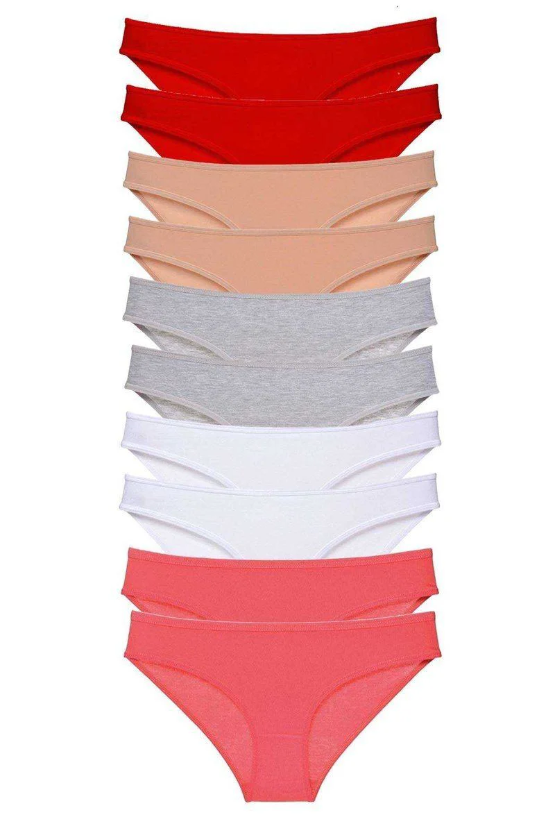 10'lu Süper Eko Set Likralı Kadın Slip Külot - %95 Pamuklu Rahat Külot Seti Fiyatı, Yorumları ve Özellikleri