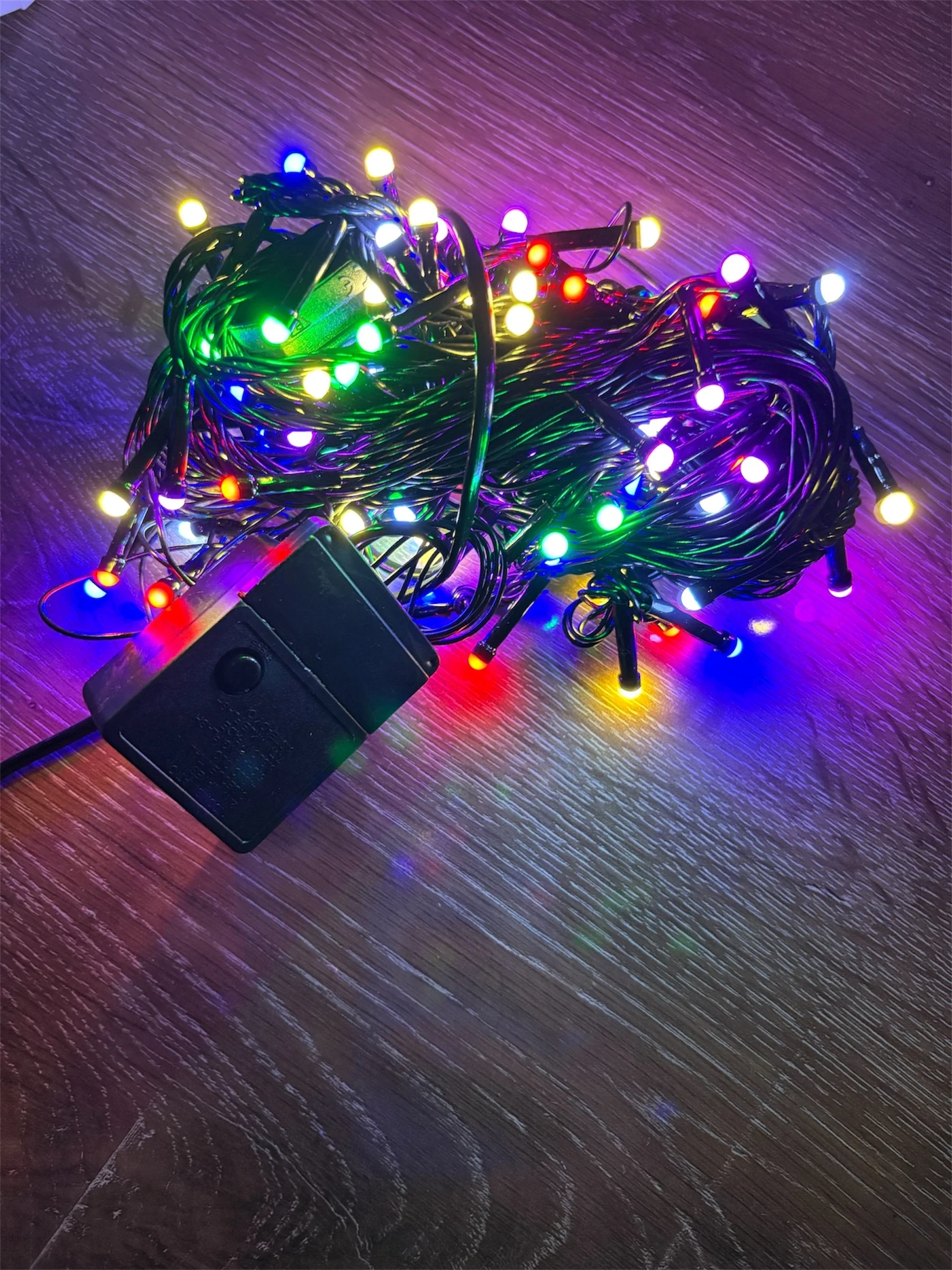10m 100 Led Damla Uçlu Rgb Işık Siyah Kablo Mz-17-2
