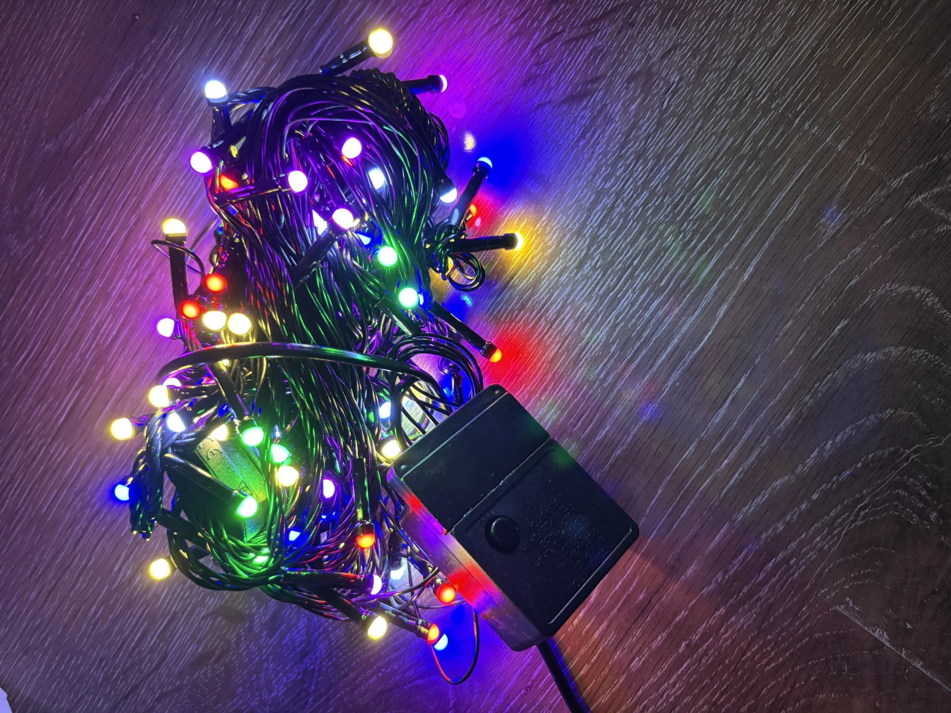 10m 100 Led Damla Uçlu Rgb Işık Siyah Kablo Mz-17-2