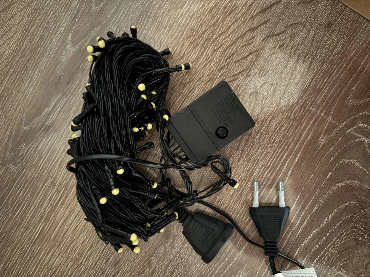 10m 100 LED Damla Uçlu Gün Işığı Siyah Kablo MZ-17-3 | Dekoratif LED Işık Dizisi Fiyatı, Yorumları ve Özellikleri
