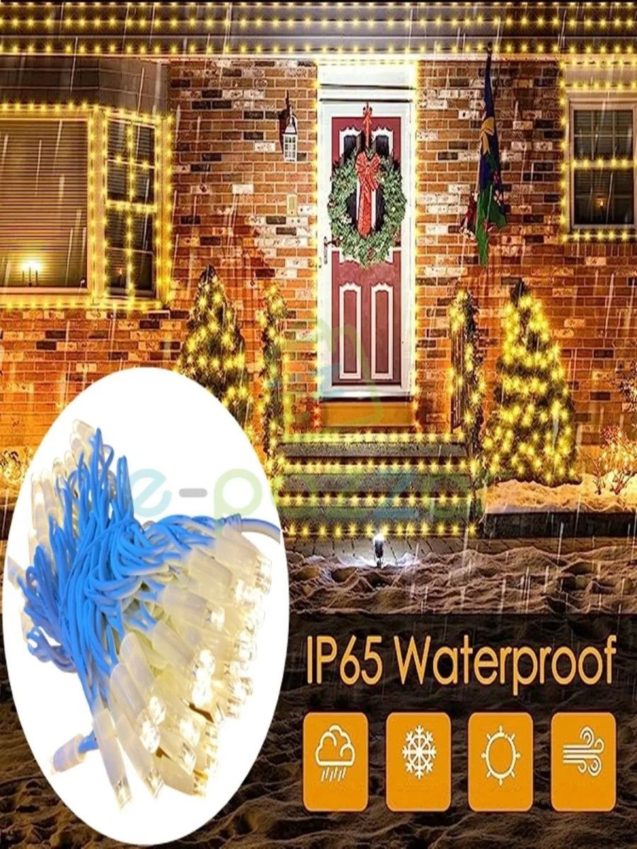10m 100 LED IP65 Dış Mekan LED Işık Kablo - Beyaz Fiyatı, Yorumları ve Özellikleri