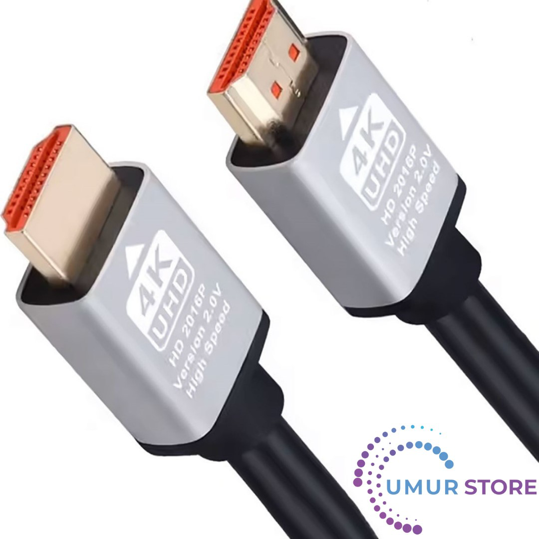 10M HDMI Kablosu 4K 60Hz, 8k, 4K 120Hz Destekli Altın Kaplama Kon