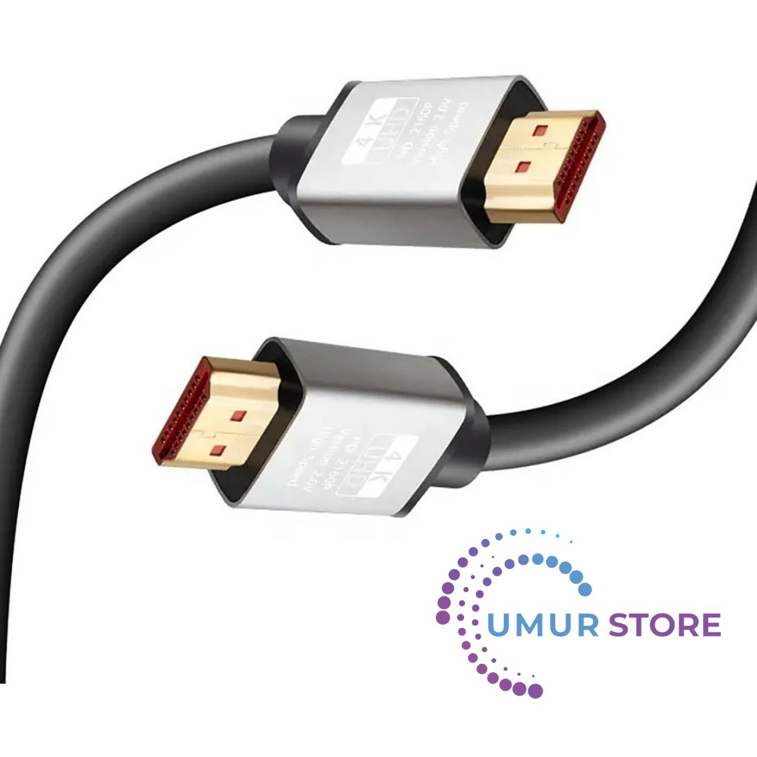 10M HDMI Kablosu 4K 60Hz, 8k, 4K 120Hz Destekli Altın Kaplama Kon