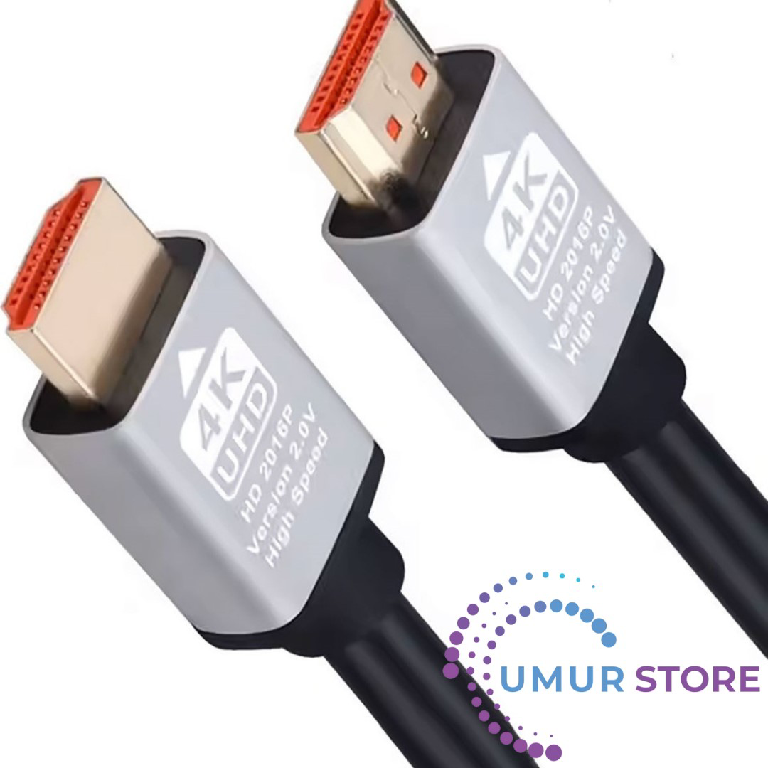 10M HDMI Kablosu 4K 60Hz, 8k, 4K 120Hz Destekli Altın Kaplama Kon