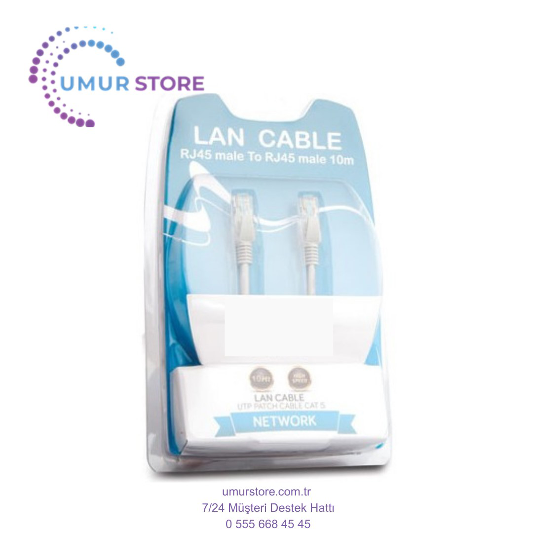 10M Patch Utp Cat5e Kablo 10M Patch Utp Cat5e Kablo