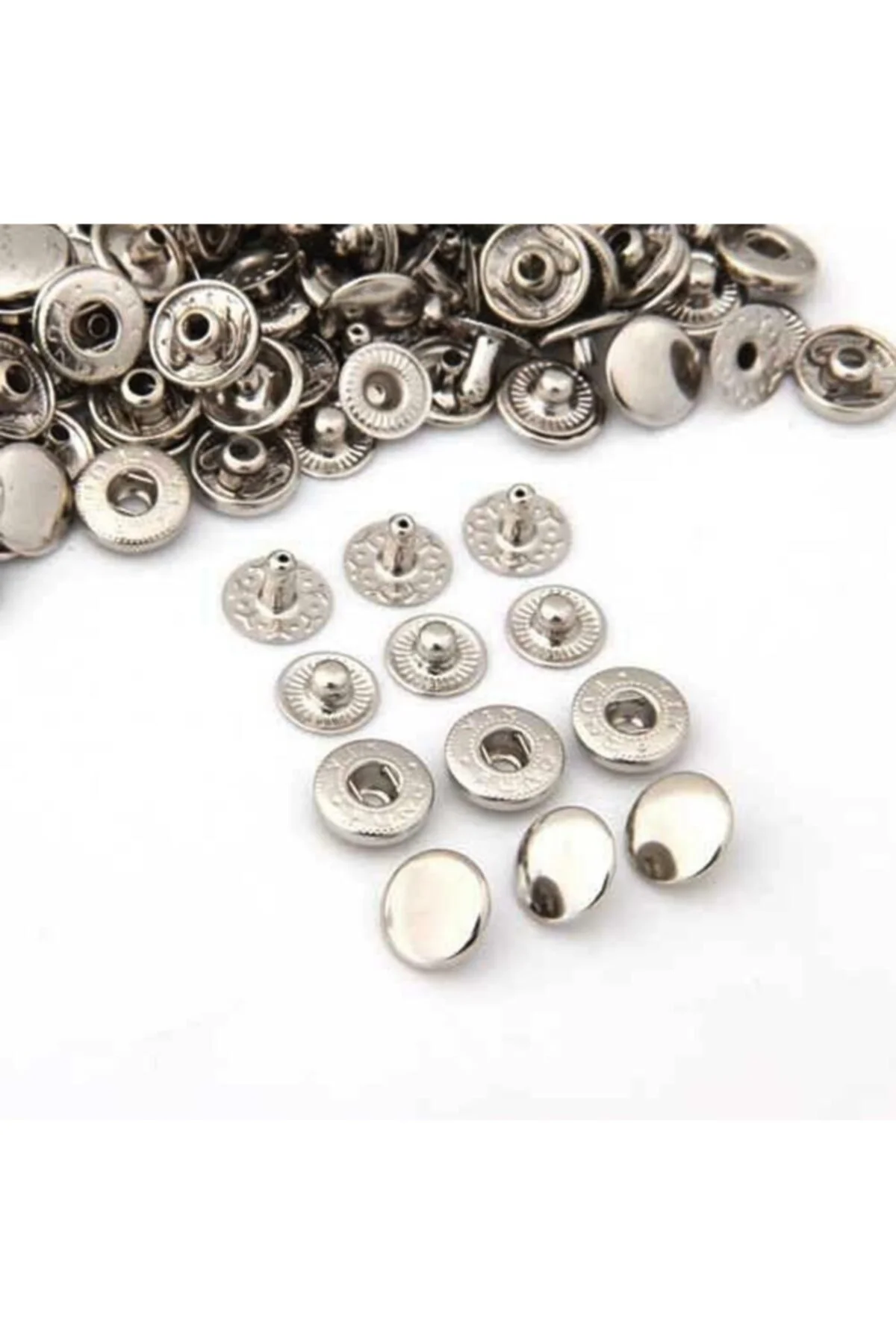 10mm Çıtçıt (vt2 Çıtçıt) 100 Adet Nikel